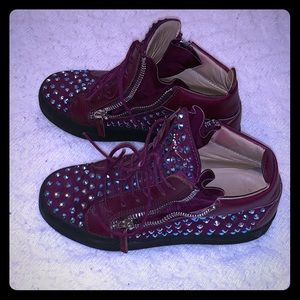 Giuseppe Zanotti sneakers with Swarowski crystals
